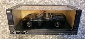 Hot Wheels  1/18 - Chevrolet Corvette C6 Convertible - BLACK - Picture 1 of 7