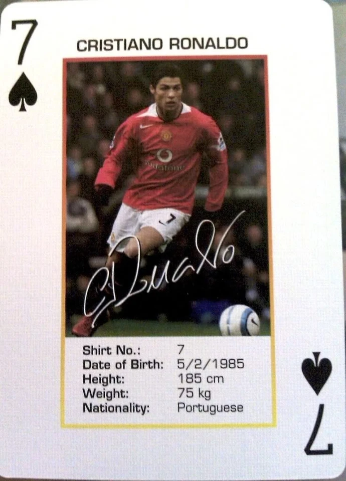 2005 Manchester United Crest & Imagery Player Profiles playing card PICK PLAYER - Image 1 of 1