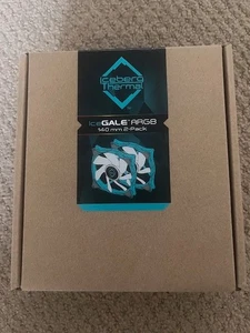 Iceberg Thermal ICEGALE14A-D0A IceGale - Case fan - ARGB - 140 mm - Teal 2-pack - Picture 1 of 3