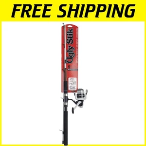 Versatile 7-Ft Complete Spincast Reel & Fishing Rod Kit for Bass and Trout - Picture 1 of 2