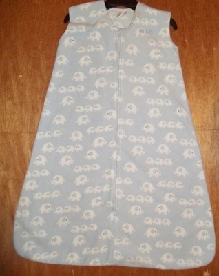 HALO Saco de Dormir Manta Usable XL 18-24 Meses Azul Frontal Cremallera Algodón Envoltura Foto 1 de 3