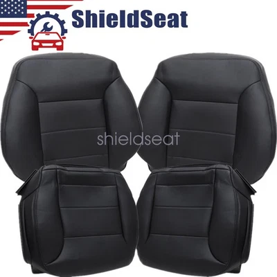 For 2009 2010 2011 2012 2013 Benz R350 Both Side Bottom & Back Seat Cover Blk - Image 1 of 4
