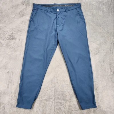 Pantalones de chándal de golf Primo para hombre grandes azules elásticos con cremallera puño cónico atléticos Foto 1 de 4