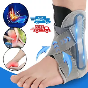 Ankle Brace Support Drop Foot Stabilizer Pain Relief Guard Compression Sprain US - Picture 1 of 26