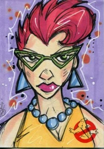 Cryptozoic Ghostbusters 2016 Sketch Card By Leo Perez - Picture 1 of 1