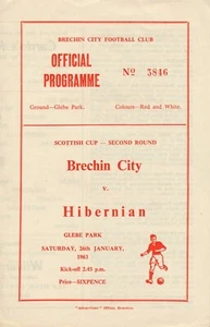 Brechin City v Hibernian (Scottish Cup) 1962/1963 - Picture 1 of 1