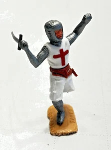 Timpo Toys Swoppet Style Crusader with Broad Sword, Shield is missing, Vintage G - Picture 1 of 5