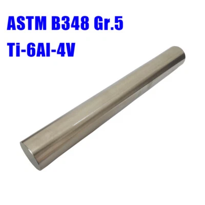 45mm Dia 1.772"x20" Titanium Round Bar Rod Grade 5 Ti 6Al-4V Alloy 1-3/4in - Image 1 of 4
