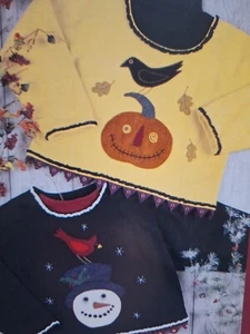 Embellishments For Sweatshirt IJ699 Craft Pattern Indygo Junction Woolfelt Grins - Picture 1 of 6