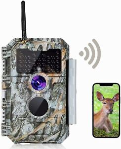 BlazeVideo 24Mp 1296P Wifi Bluetooth Game &Trail Deer Camera Night Vision Camera