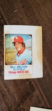 1975 HOSTESS TWINKIES FULL UNCUT CARD BILL MELTON CHICAGO WHITE SOX ANGELS # 8 