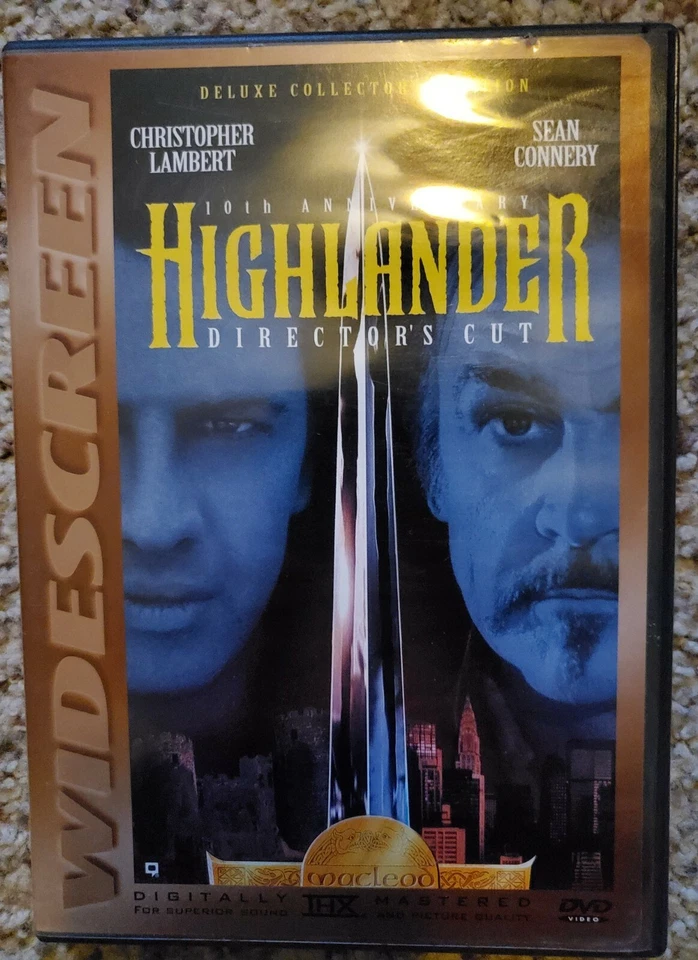 Highlander (DVD, 1997, 10th Anniversary Director's Cut) Foto 1 de 1