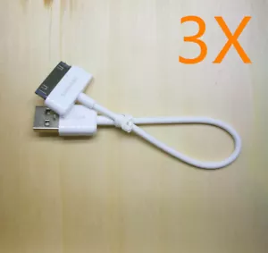 Cargador de cable de datos USB 3X 20 cm para tableta Samsung Galaxy Tab 2 10.1 P5100 P7500 - Imagen 1 de 4