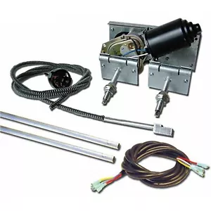 Heavy Duty Power Windshield Wiper Kit with Switch and Harness Cowl Mount GM Cars - Picture 1 of 1