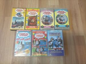 Bundle of 7 VHS Video Tape Childrens Kids Thomas The Tank Engine And Friends