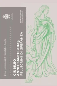 San Marino -  2 EUROS Gedenkmünzen 2025  " Jubiläum - Heiliges Jahr  "  CoinCard - Bild 1 von 4