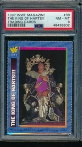 1996-98 1997 WWF Magazine Cards The King of Harts!!! #88 psa 8 (one higher) owen - Picture 1 of 4