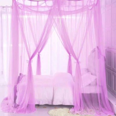 Принцесса москитная сетка дворец 4 угловые сетки кровати навес постельное белье шикарный дом - Изображение 1 из 4