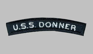 US Navy LSD-20 USS Donner Dock Landing Ship UIM Shoulder Rocker Tab (01-03) - Bild 1 von 1