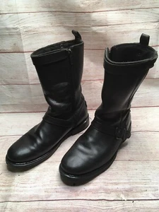 Botas de motocicleta Harley Davidson para hombre negras monje talla 10 - Imagen 1 de 10