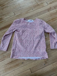 H&M Girl 4-6 Pink Floral Long Sleeved T-shirt - Picture 1 of 4