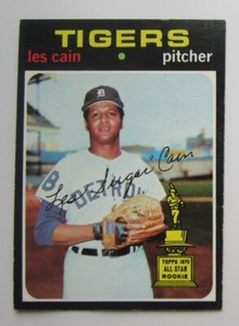 1971 Topps Les Cain (Detroit Tigers) #101 EX