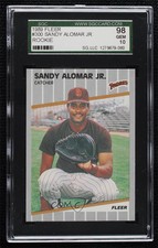 1989 Fleer Sandy Alomar Jr #300 SGC 10 GEM Rookie RC