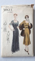 Vintage Vogue Ladies Coat One Piece Dress Pattern 5901 Size 10 Free Shipping Ebay