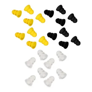 8pcs BTE ITE Pocket Hearing Aids Ear Tips 3 Layer Soft And Comfortable Parts - Picture 1 of 21