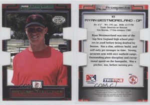 2008 TRISTAR Prospects Plus PROminent Green Die-Cut /50 Ryan Westmoreland #18