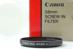 [Top MINT / BOX] Canon 58mm Screw-in Filter SKYLIGHT NO.1 Soft Focus From JAPAN - Picture 1 of 8
