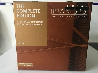 Great Pianists of the 20th Century: The Complete Edition (Box 2) - CD´s OVP - Bild 1 von 4