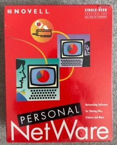 Novell Personal NetWare pour DOS et Windows, Neuf dans sa boîte, scellé - Photo 1/5