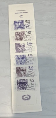 FRANCE 1985 - Personnages Célèbres Français Stamps - La Poste - Image 1 of 4