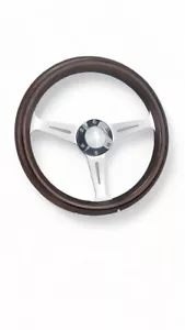 CLUB CAR PRECEDENT Golf cart Club car steering wheel W Adapter 3 spoke wood - Picture 1 of 7