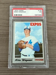 1970 Topps Set PSA 7 MIKE WEGENER Expos # 193 - Picture 1 of 2