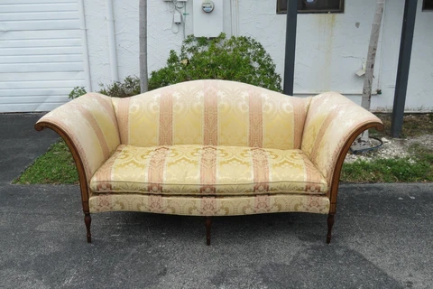 Carved Mahogany Large Sofa Couch Southwood Furniture 1894 Cover