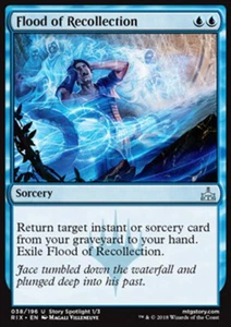 MTG 4x FLOOD OF RECOLLECTION EXC - FLUSSO DI RICORDI - RIX - MAGIC - Picture 1 of 1