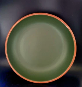 Cuenco de pasta vintage Casa Verde 11 pulgadas verde oliva terracota - Imagen 1 de 12