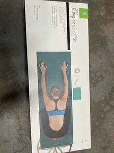 Gaiam Yoga Beginner's Kit - 4mm Mat, Strap, Brick, & Workouts - Teal - Picture 1 of 9