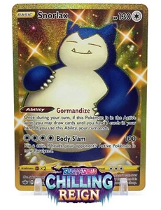 Pokemon Sword & Shield CHILLING REIGN Reverse Holo Gold Secret Alt Art YOU PICK - Picture 1 of 231