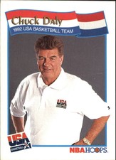 1991-92 Hoops McDonald's Basketball Card #61 Chuck Daly CO USA