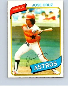 VINTAGE BASEBALL CARD O-PEE-CHEE 1980 HOUSTON ASTROS JOSE CRUZ NO524 - Picture 1 of 2