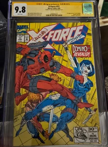 X-Force #11 CGC 9.8 SS Dan Panosian 1992 =1st "real" Domino= - Picture 1 of 3