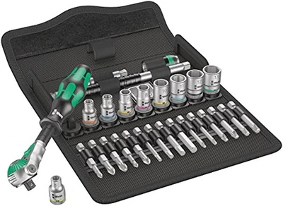 Wera 05004016001 | Zyklop 8100 SA 6 Speed ??Ratchet 1/4" Set, 28-piece set [Offi - Image 1 of 4