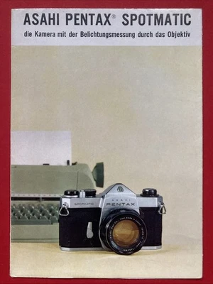 ASAHI PENTAX Spotmatic SP, Die Kamera mit... Prospekt 1961, Klappblatt 16 S. - Image 1 of 2
