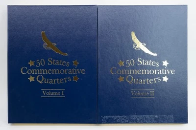 1999-2008 50 States Commemorative Quarters ~ Volume 1 & 2 ~ Gold Plated Quarters - Image 1 of 4