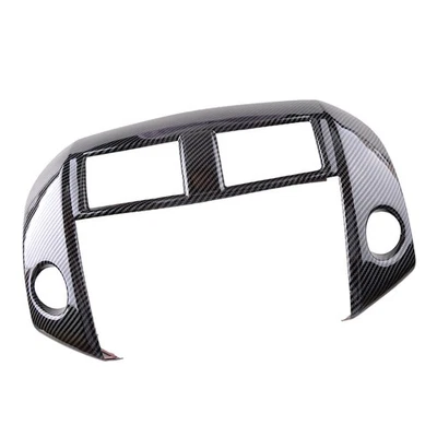 Carbon Fiber Style Middle Console Navigation Frame Fit For Toyota RAV4 2006-12 - Image 1 of 4