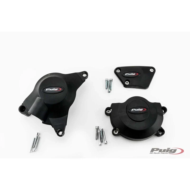PROTECTION CARTER MOTEUR PUIG PISTE POUR YAMAHA YZF-R6 06-07 CHAMPIONNAT NOIR - Photo 1/1
