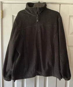 Chaqueta polar para mujer St John’s Bay negra con cuello bolsillos talla XL - Imagen 1 de 6
